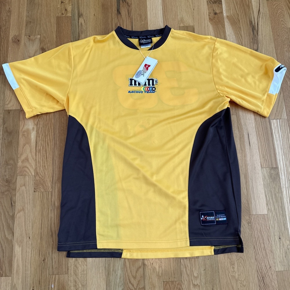NWT Chase Authentics M&M Racing Team #38 NASCAR‎ Shirt Men's Large Elliot Sadler